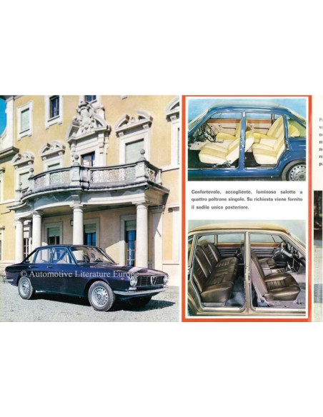 1966 ALFA ROMEO OSI 2600 BERLINA DE LUXE BROCHURE