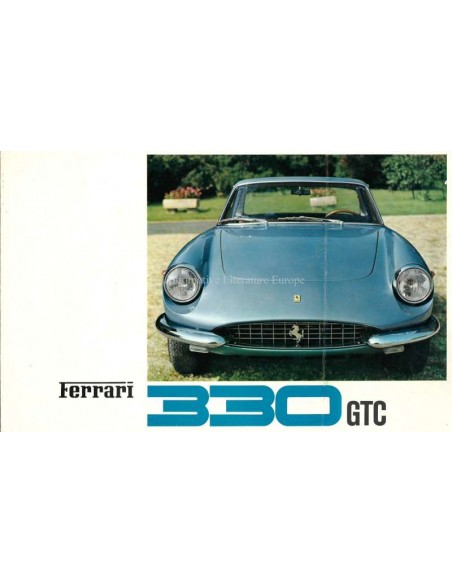 1966 FERRARI 330 GTC PININFARINA BROCHURE