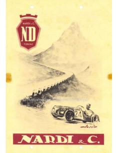 1947 NARDI ND 750 BROCHURE ITALIAANS