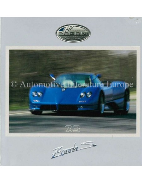 2002 PAGANI ZONDA S 7.3 PERS CD