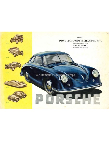 1949 PORSCHE 356 BROCHURE GERMAN