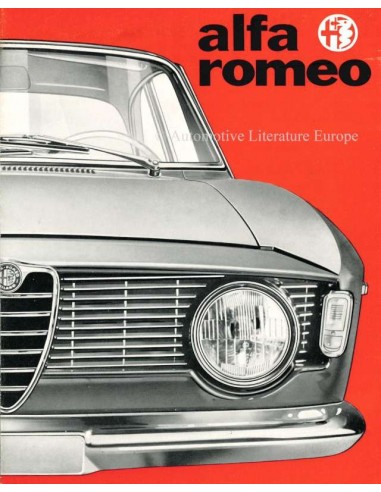 1965 ALFA ROMEO GIULIA SPRINT GT / GTC PROSPEKT