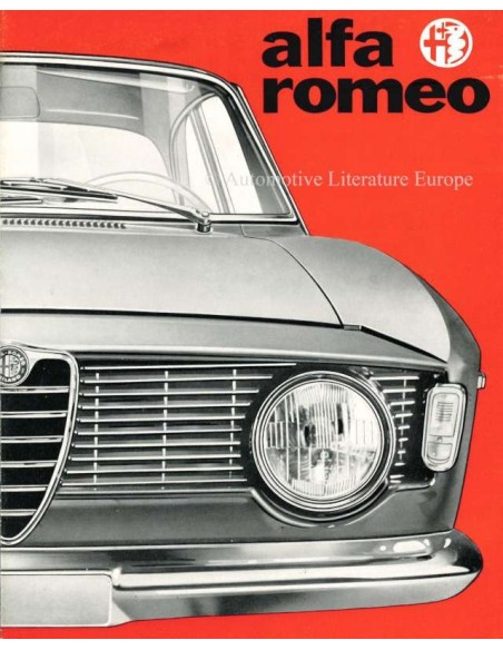 1965 ALFA ROMEO GIULIA SPRINT GT / GTC PROSPEKT