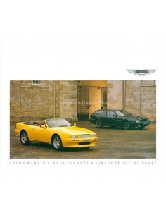 1992 ASTON MARTIN VIRAGE VOLANTE & SHOOTING BRAKE BROCHURE ENGELS