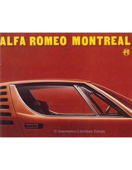 1971 ALFA ROMEO MONTREAL BROCHURE DUTCH