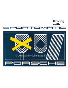 1967 PORSCHE 911 SPORTOMATIC SUPPLEMENT OWNERS MANUAL ENGLISH
