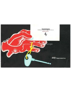 1956 FERRARI 410 SUPERAMERICA PROSPEKT FRANZÖSISCH