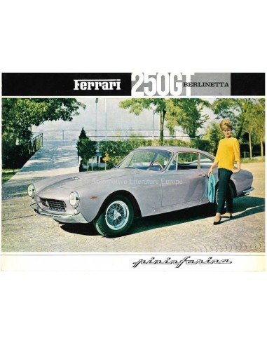 1963 FERRARI 250 GT BERLINETTA LUSSO BROCHURE