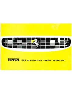 1960 FERRARI 250 GRANTURISMO SPYDER CALIFORNIA BROCHURE ENGELS