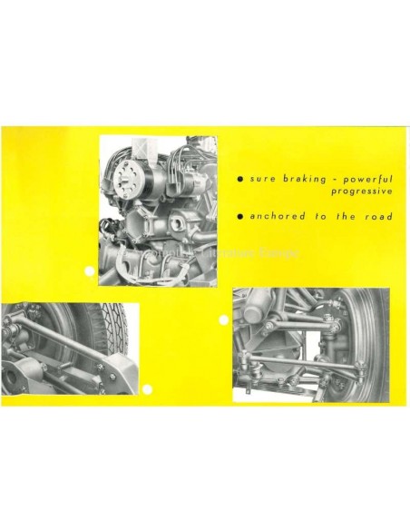 1953 FERRARI 250 MILLEMIGLIA BROCHURE ENGLISH