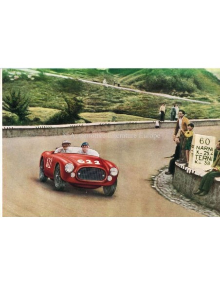 1953 FERRARI 250 MILLEMIGLIA PROSPEKT ENGLISCH