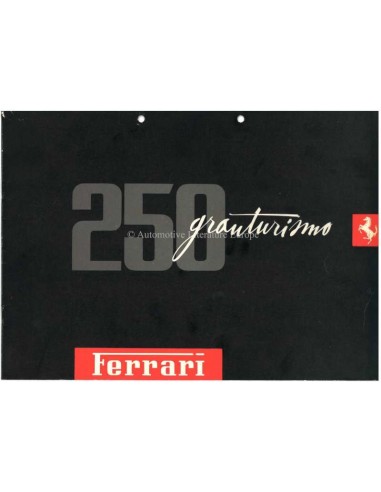 1958 FERRARI 250 GRANTURISMO BROCHURE DUITS