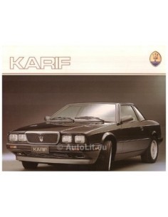 1988 MASERATI KARIF BROCHURE DUITS