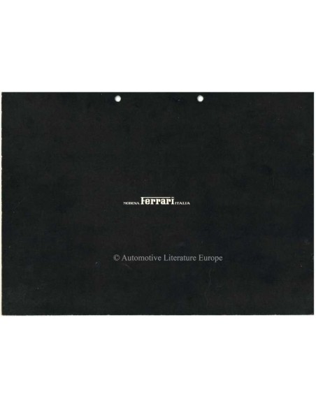 1958 FERRARI 250 GRANTURISMO BROCHURE DUITS