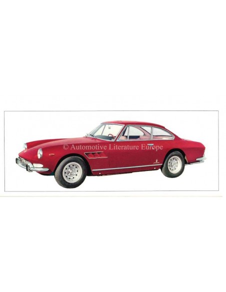 1968 FERRARI 365 GTB4 PININFARINA PROSPEKT 25/68