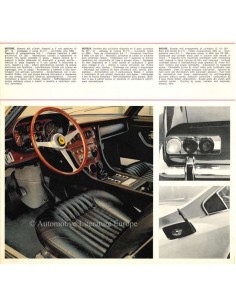 1967 FERRARI 365 GT 2+2 PININFARINA BROCHURE 19/67 2