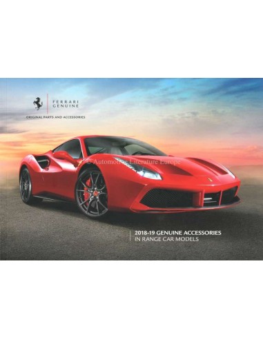 2018-19 FERRARI GENUINE ACCESSORIES BROCHURE ENGELS