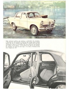 1960 ALFA ROMEO GIULIETTA PROSPEKT ENGLISCH 2