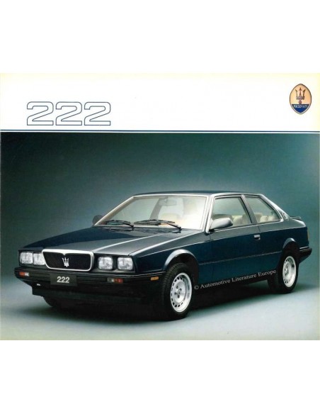1988 MASERATI 222 BROCHURE ITALIAN