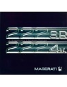 1992 MASERATI 222 SR - 222 4V BROCHURE ENGELS SPAANS
