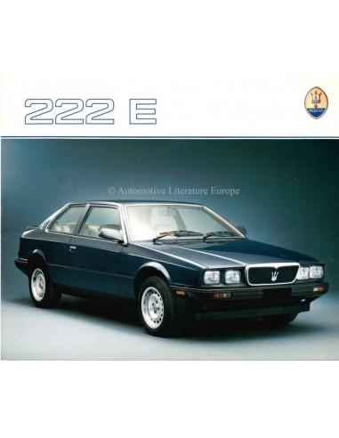 1988 MASERATI 222 E PROSPEKT ENGLISCH