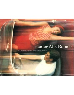 1964 ALFA ROMEO 2600 SPIDER & GUILIA SPIDER / SPIDER VELOCE BROCHURE ENGLISH