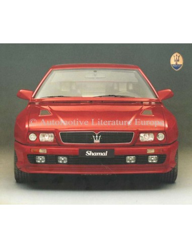 1990 MASERATI SHAMAL BROCHURE ITALIAANS