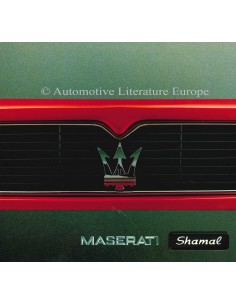 1993 MASERATI SHAMAL BROCHURE ENGELS SPAANS