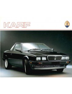1988 MASERATI KARIF PROSPEKT ENGLISCH