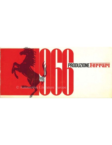 1966 FERRARI PRODUZIONE BROCHURE 07/66