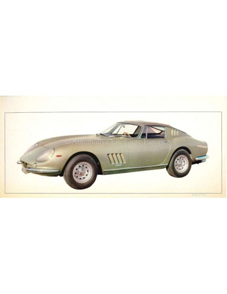 1966 FERRARI PRODUZIONE BROCHURE 07/66