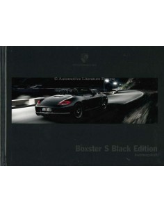 2011 PORSCHE BOXSTER S BLACK EDITION HARDCOVER BROCHURE ENGLISH