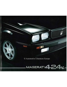 1992 MASERATI 4.24V BROCHURE ITALIAANS