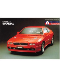 1994 MASERATI SHAMAL LEAFLET ENGELS