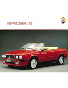 1992 MASERATI SPYDER IE PROSPEKT