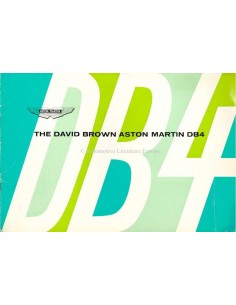 1963 ASTON MARTIN DB4 BROCHURE