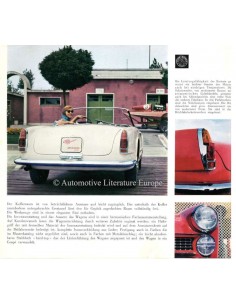 1959 ALFA ROMEO 2000 SPIDER BROCHURE DUITS 2