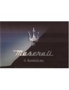 1998 MASERATI QUATTROPORTE IV EVOLUZIONE BROCHURE ENGELS