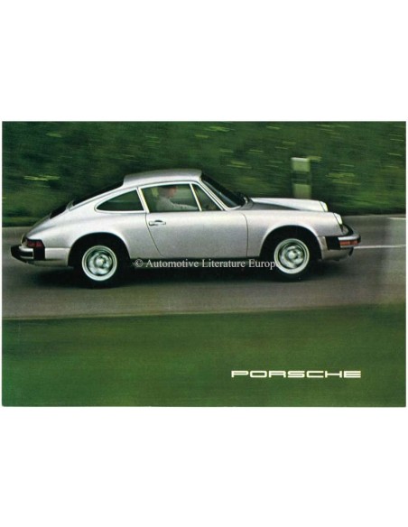 1975 PORSCHE 911S / CARRERA BROCHURE ENGLISH (US)