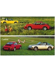 1976 PORSCHE 911 / CARRERA  / TURBO BROCHURE DUITS 2
