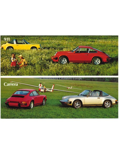 1976 PORSCHE 911 / CARRERA / TURBO BROCHURE GERMAN
