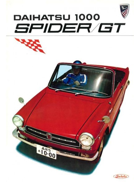 1968 DAIHATSU 1000 SPIDER / GT BROCHURE ENGLISH