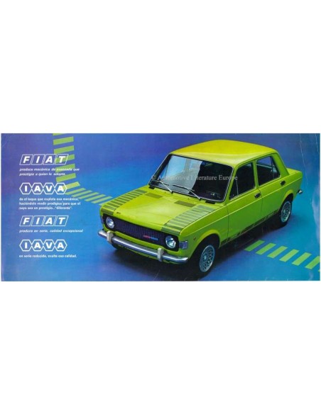 1974 IAVA 128 TV BROCHURE SPAANS