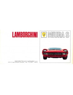 1969 LAMBORGHINI MIURA S PROSPEKT