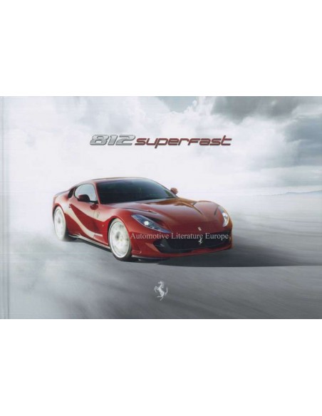 2017 FERRARI 812 SUPERFAST HARDCOVER PROSPEKT 5851/17