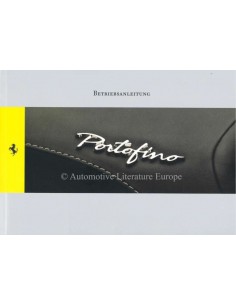 2017 FERRARI PORTOFINO INSTRUCTIEBOEKJE DUITS