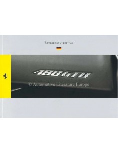 2015 FERRARI 488 GTB INSTRUCTIEBOEKJE DUITS