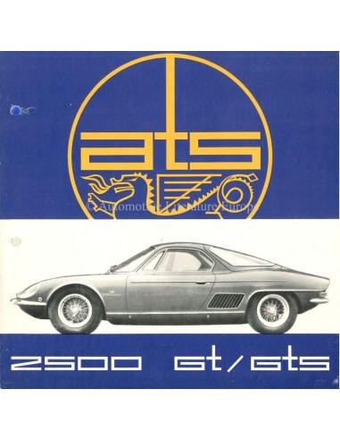 1963 ATS 2500 GT / GTS BROCHURE FRANS