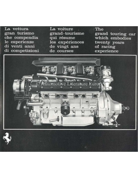 1966 FERRARI 275 GTB4 BROCHURE 13/66