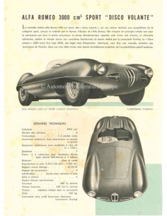 1951 ALFA ROMEO 1900SC LEAFLET 2